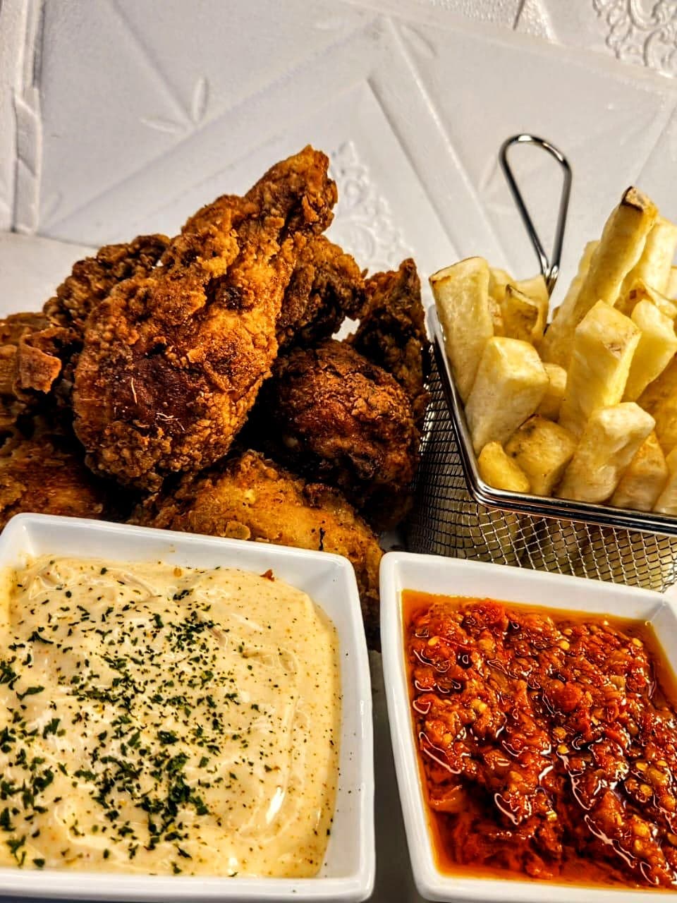 Chef preparing food